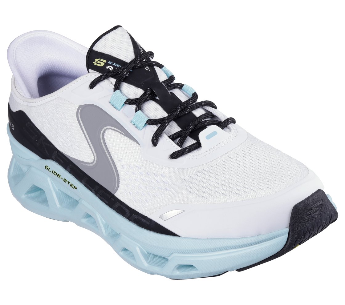 GLIDE-STEP ALTUS, WHITE/BLUE Footwear Right View