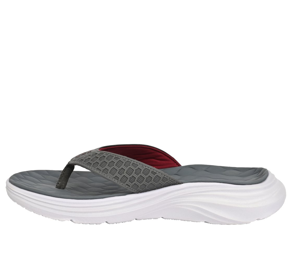 VAPOR FOAM, CHARCOAL / BURGUNDY