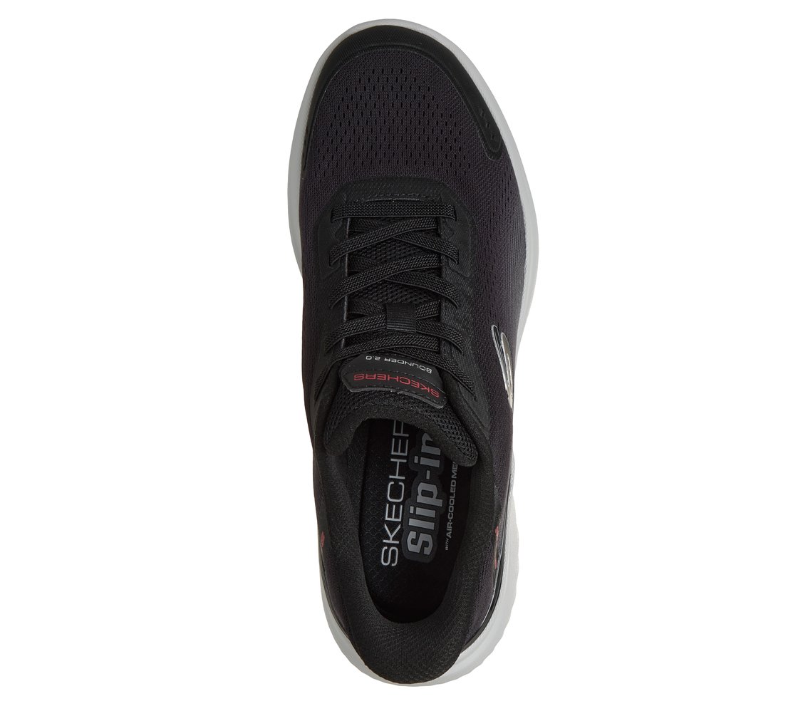 BOUNDER 2.0, BLACK/GRAY Footwear Top View