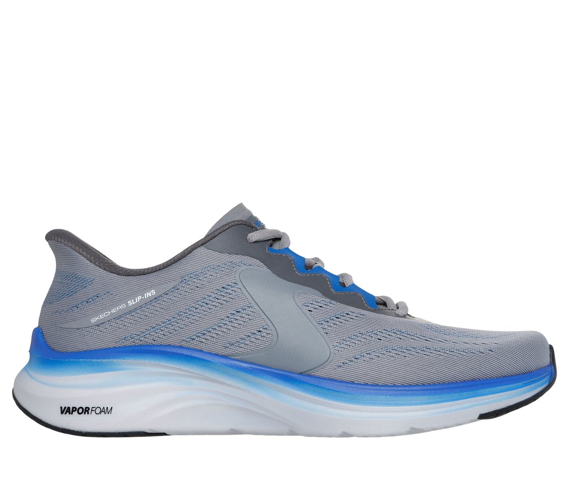 VAPOR FOAM, GRAY/BLUE Footwear Lateral View