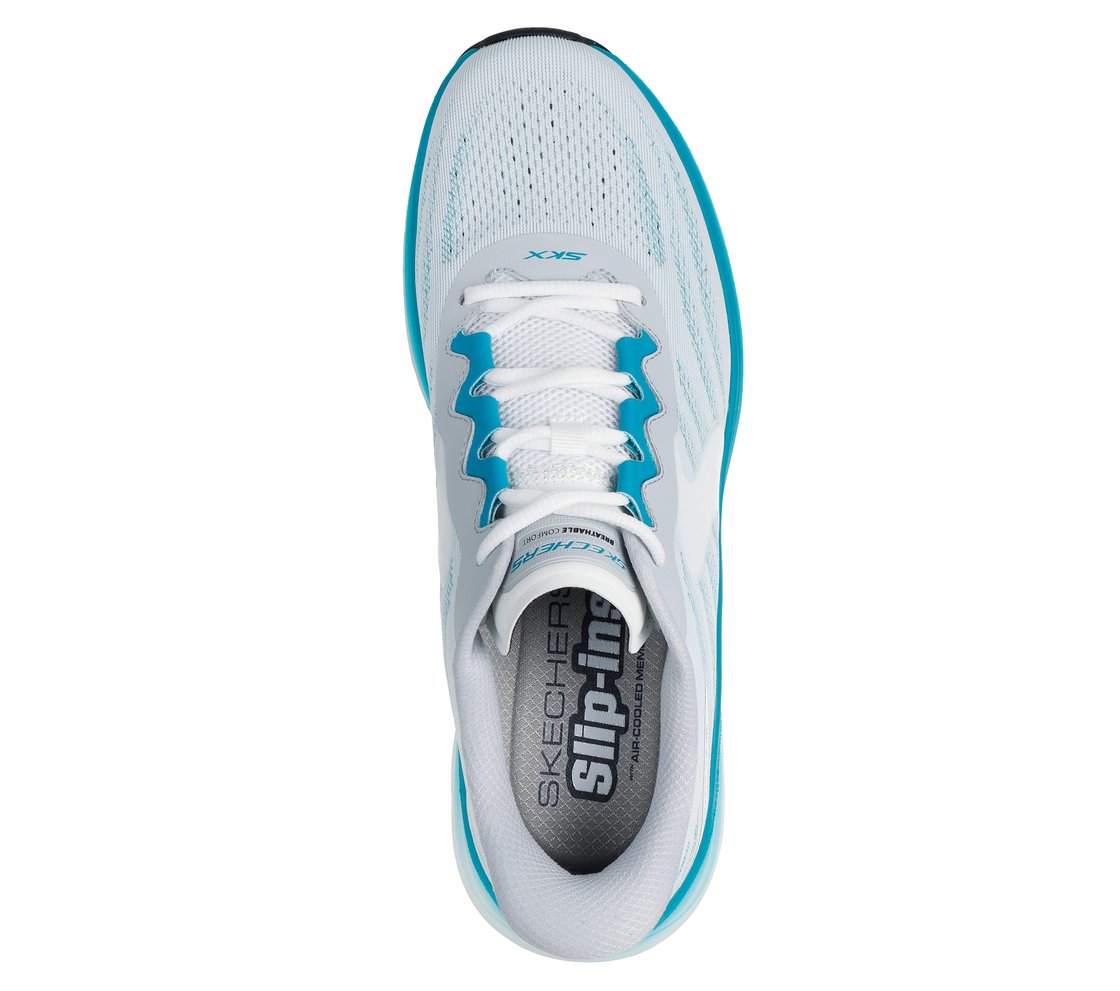 VAPOR FOAM, WHITE/TURQUOISE