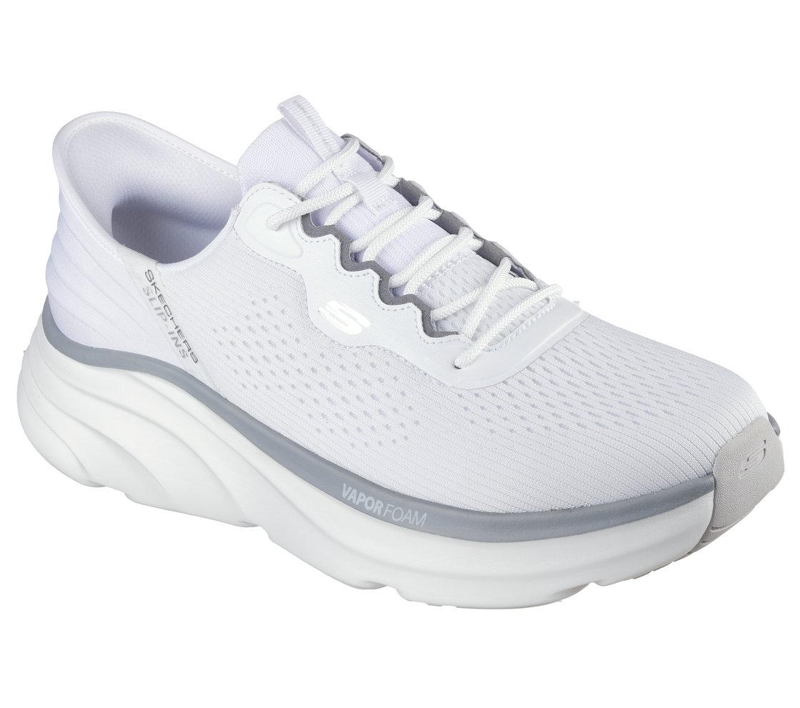 D'LUX VAPOR, WHITE/GRAY Footwear Right View