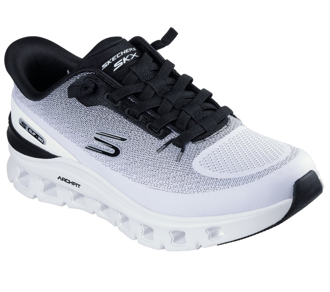 ARCH FIT GLIDE - STEP PRO, WHITE BLACK Footwear Right View