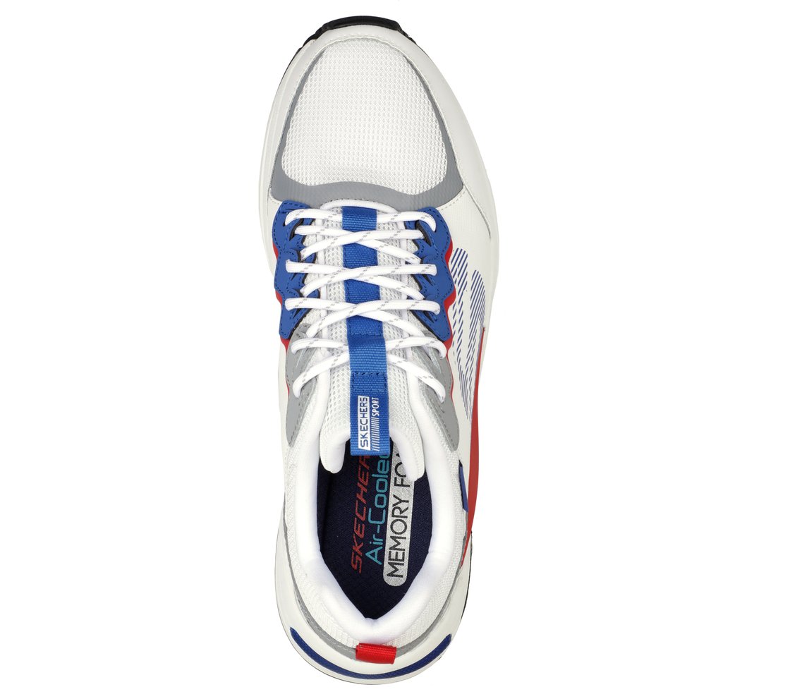 GLOBAL JOGGER, WHITE/RED/BLACK Footwear Top View