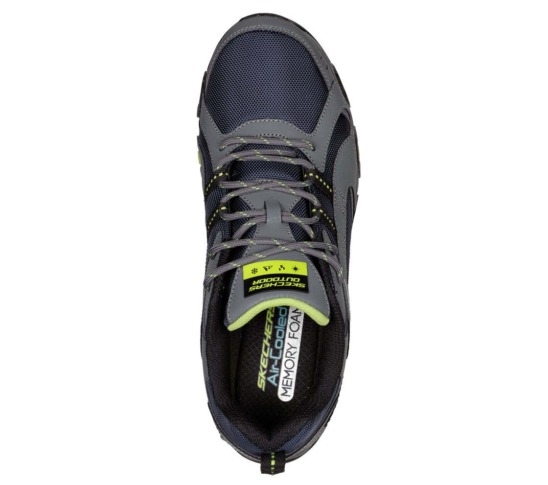 TERRABITE - TRAILBORN, NAVY/LIME Footwear Top View