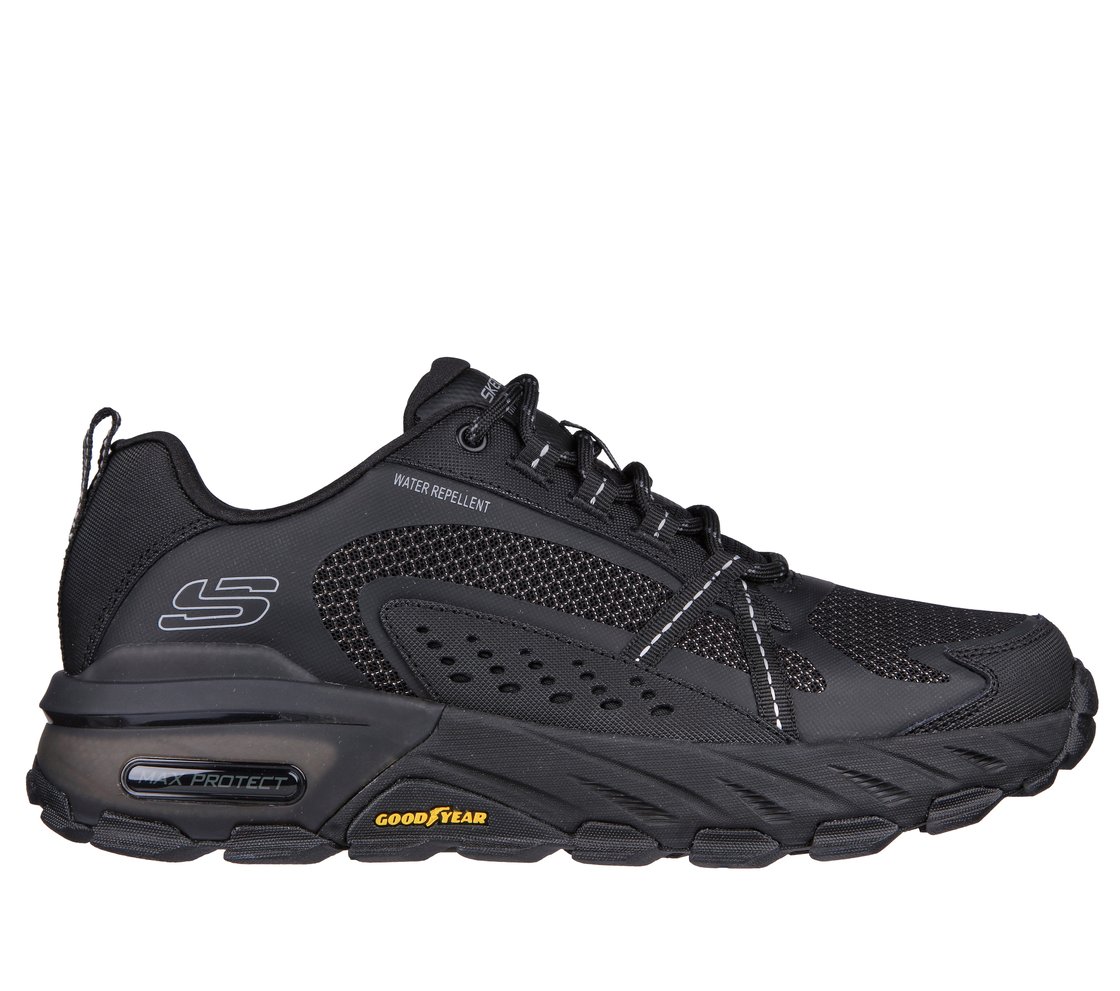 MAX PROTECT, BLACK Footwear Lateral View