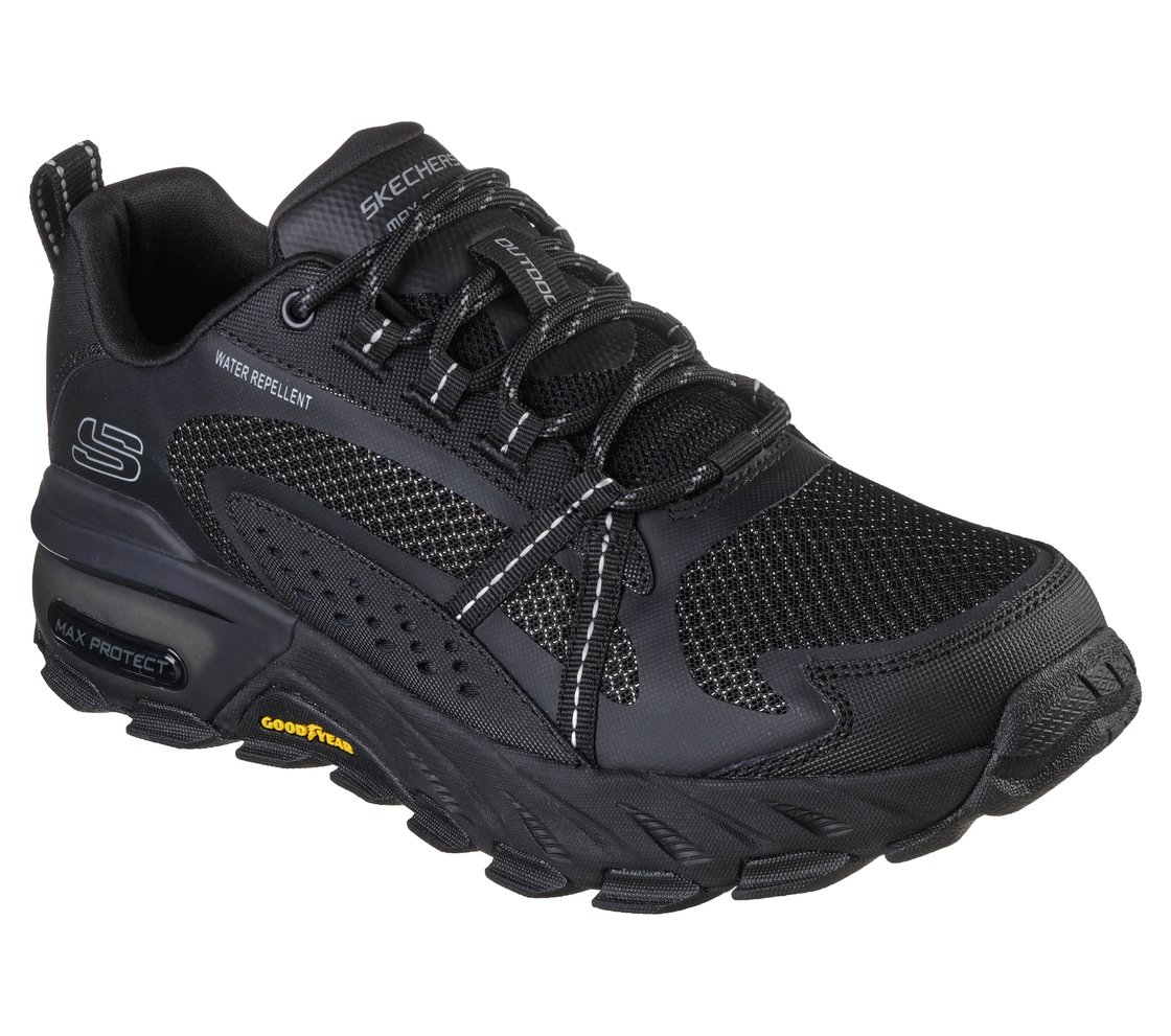 MAX PROTECT, BLACK Footwear Right View
