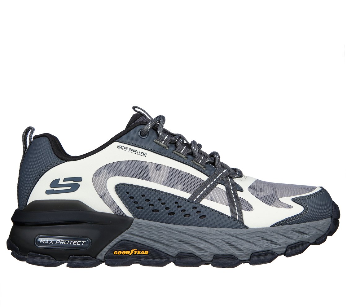MAX PROTECT - TASKFORCE, WHITE/CHARCOAL Footwear Lateral View