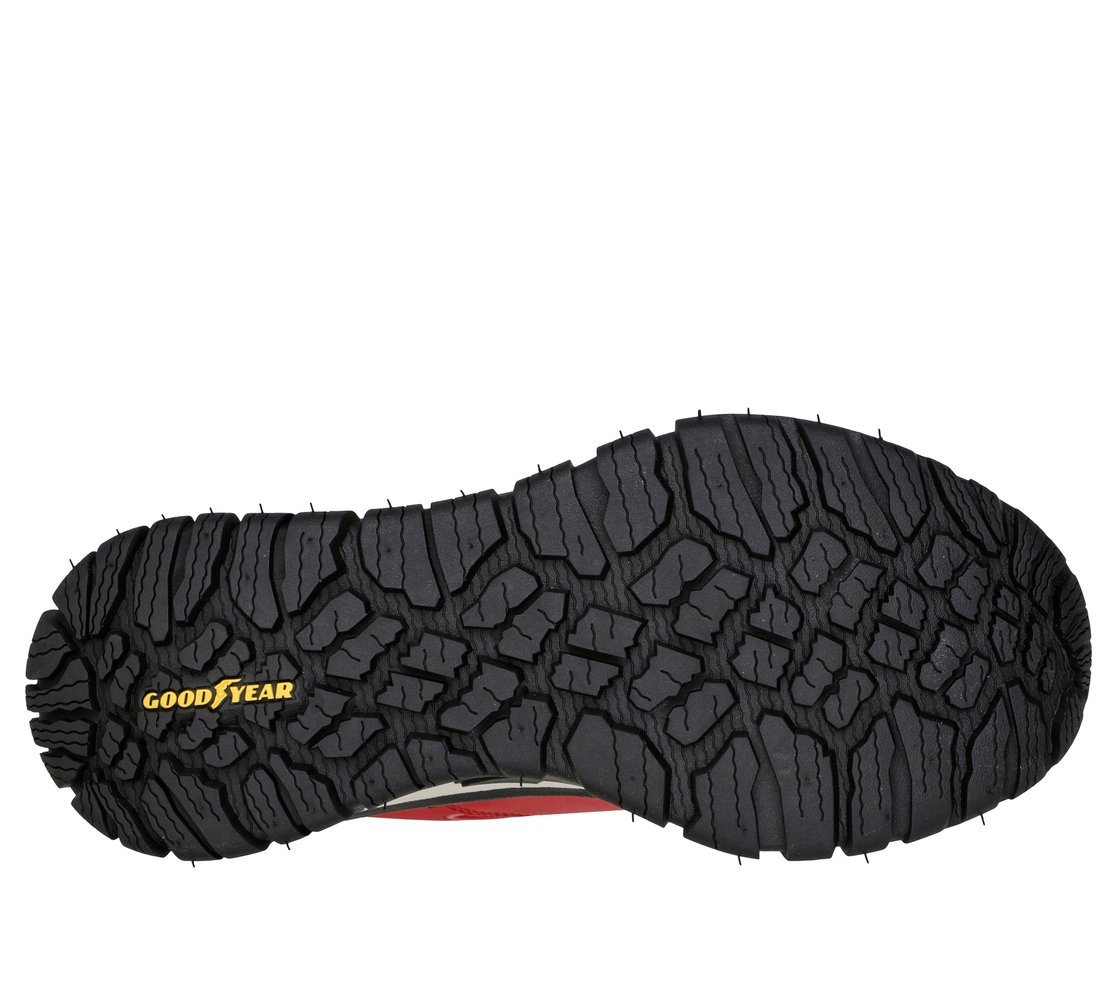 ARCH FIT ROAD WALKER, RED/BLACK Footwear Bottom View