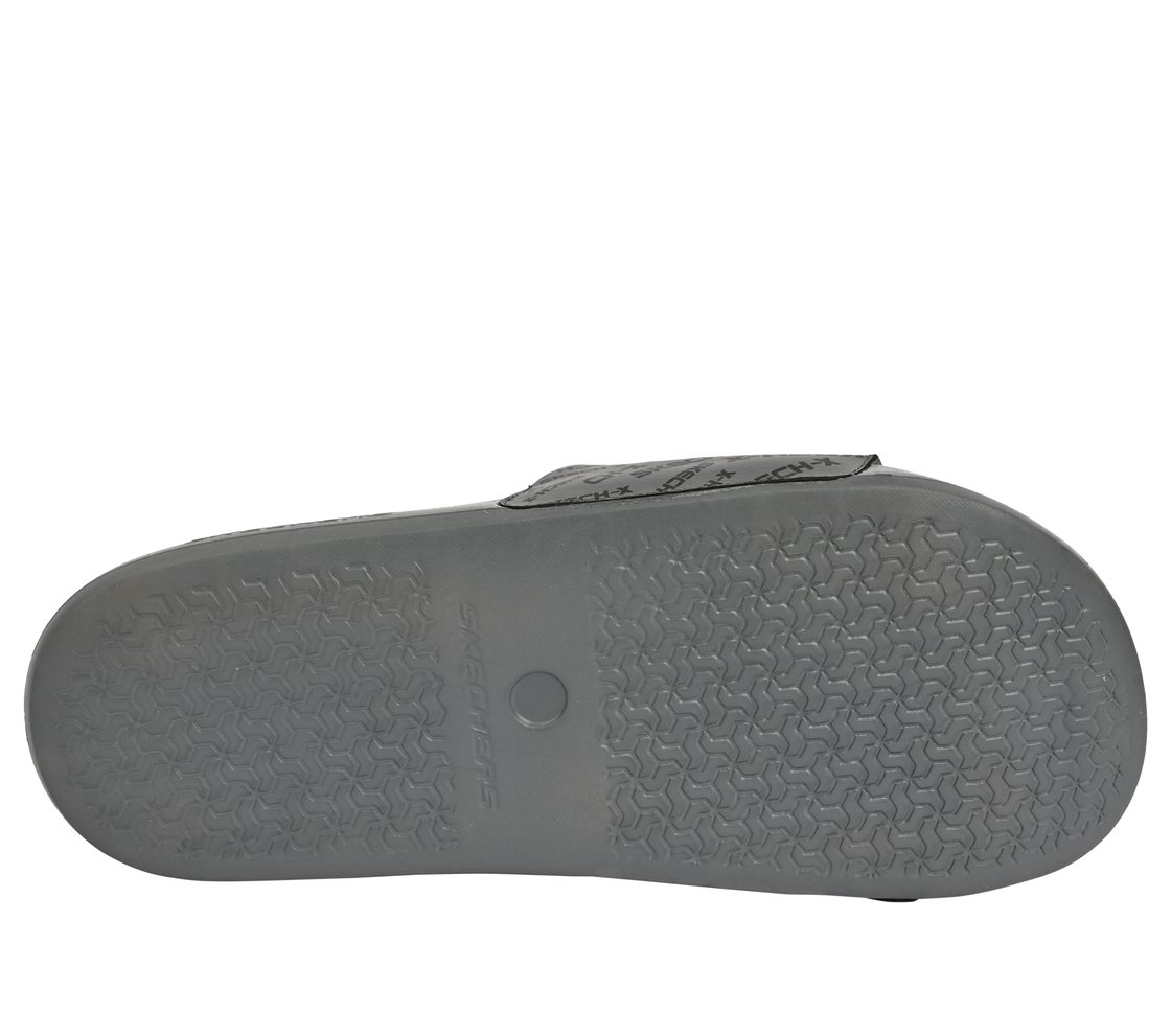 GAMBIX 2.0 - SKECH - X, CHARCOAL Footwear Bottom View
