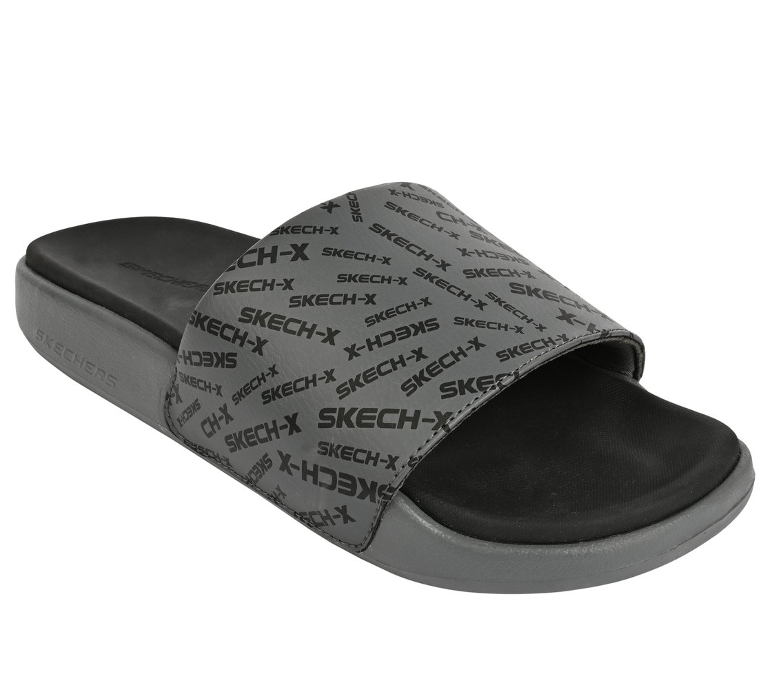 GAMBIX 2.0 - SKECH - X, CHARCOAL Footwear Right View