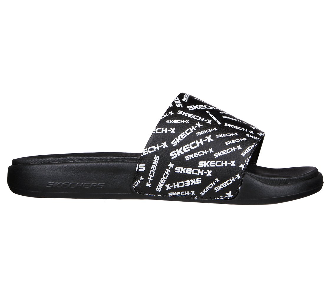 GAMBIX 2.0 - SKECH-X, BLACK/WHITE Footwear Lateral View