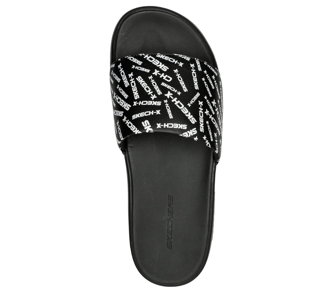 GAMBIX 2.0 - SKECH-X, BLACK/WHITE Footwear Top View