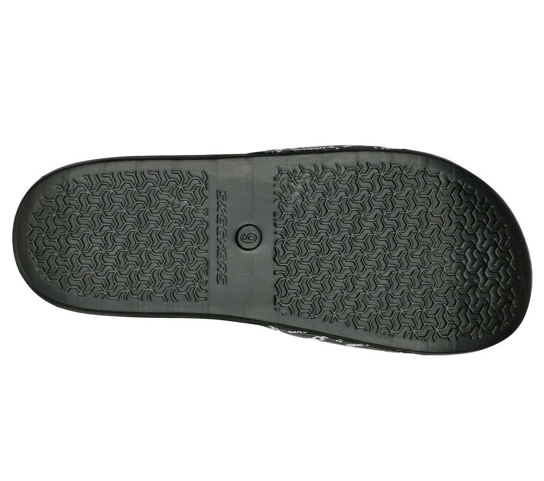 GAMBIX 2.0 - SKECH-X, BLACK/WHITE Footwear Bottom View
