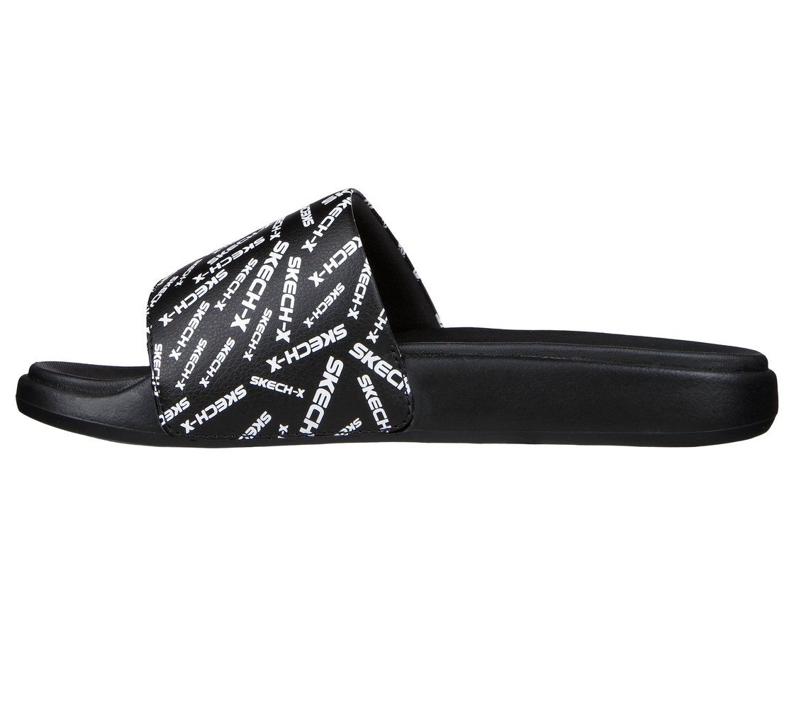 GAMBIX 2.0 - SKECH-X, BLACK/WHITE Footwear Left View