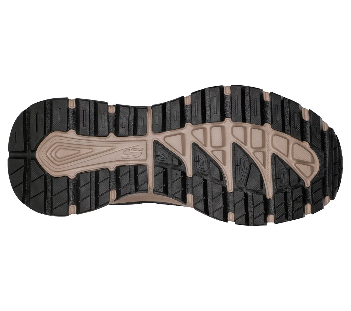 D'LUX TREKKER, BLACK/NATURAL Footwear Bottom View