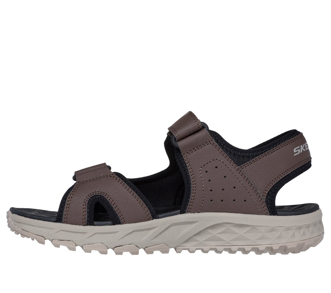 ESCAPE PLAN TRAIL SANDAL - FOREVER, BROWN Footwear Left View