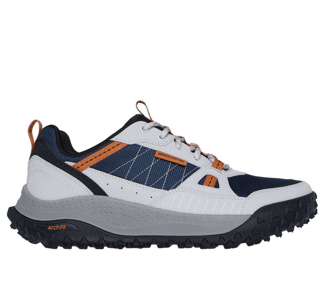 ARCH FIT SWIFT TRAIL, GRAY/YELLOW Footwear Lateral View