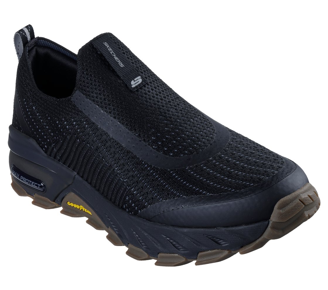 MAX PROTECT, BLACK/GRAY Footwear Right View