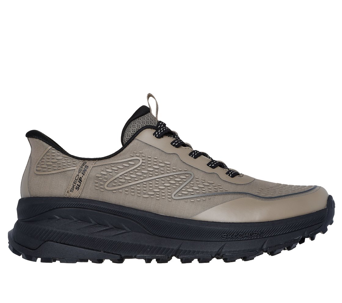 SWITCH BACK - MIST, TAUPE/BLACK Footwear Lateral View