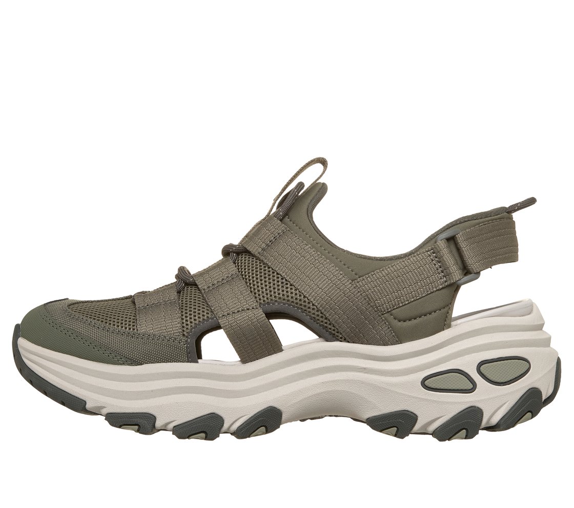 D'LITE MAX, Olive Footwear Left View