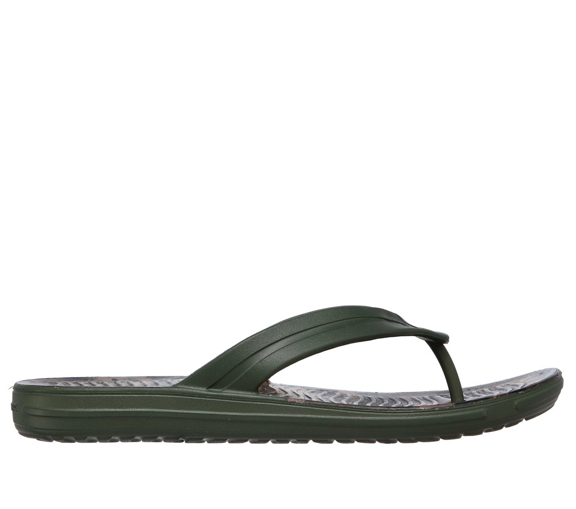 SAND BAR - HIDE OUT, OOLIVE Footwear Lateral View