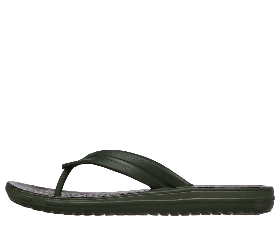 SAND BAR - HIDE OUT, OOLIVE Footwear Left View
