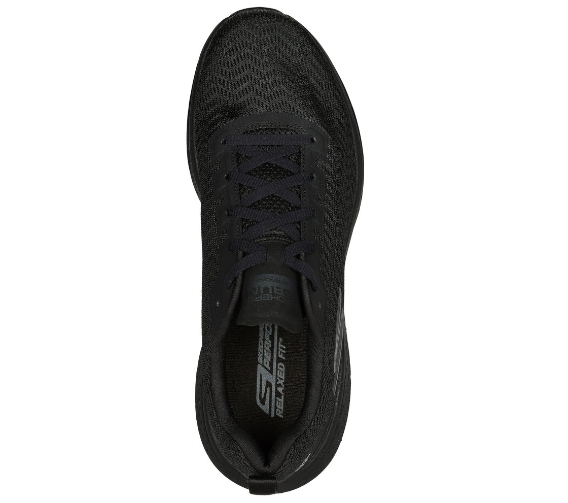 GO RUN SUPERSONIC, BBLACK Footwear Top View