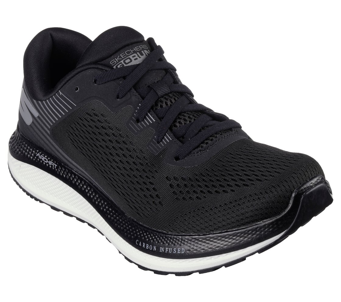 GO RUN PERSISTENCE, BLACK/WHITE Footwear Right View