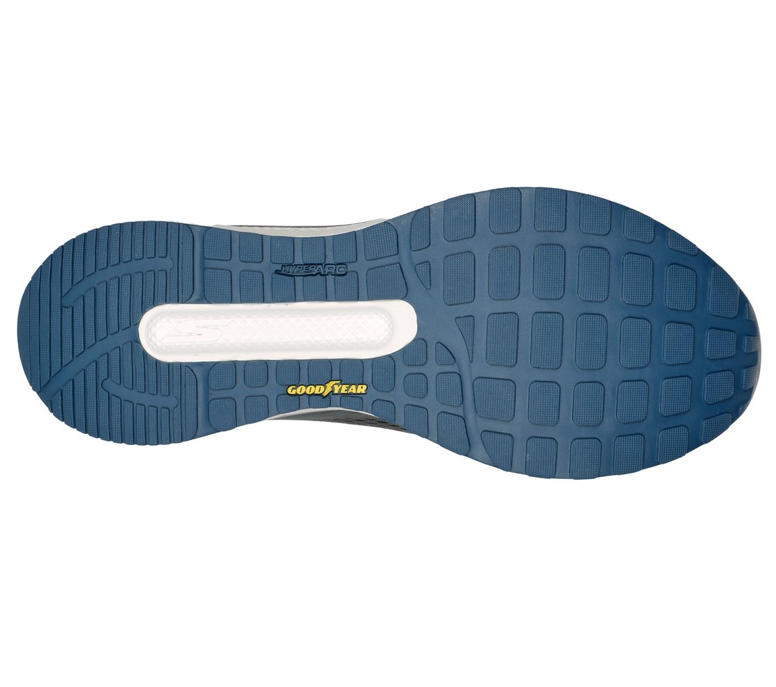 GO RUN PERSISTENCE, CHARCOAL/BLUE Footwear Bottom View