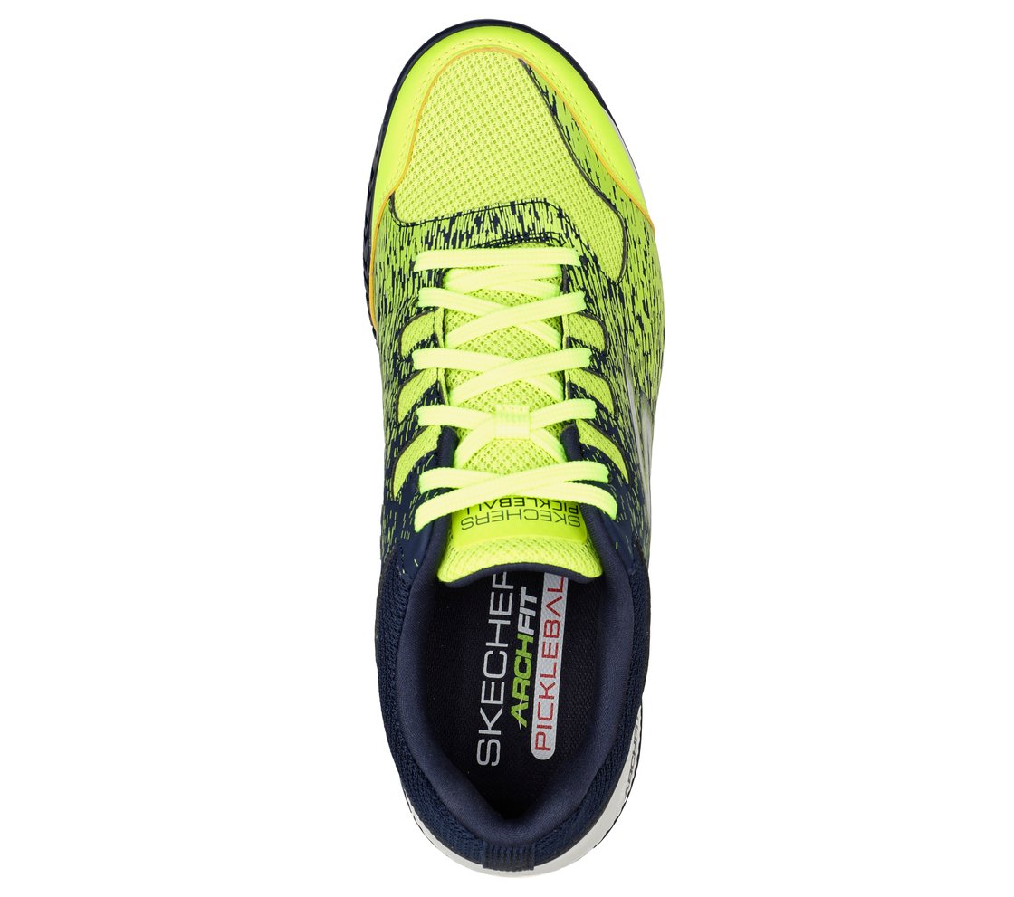 SKECHERS VIPER COURT- PICKLEBALL, YELLOW/NAVY
