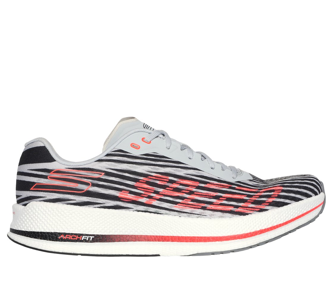 GO RUN RAZOR 4, GRAY Footwear Lateral View
