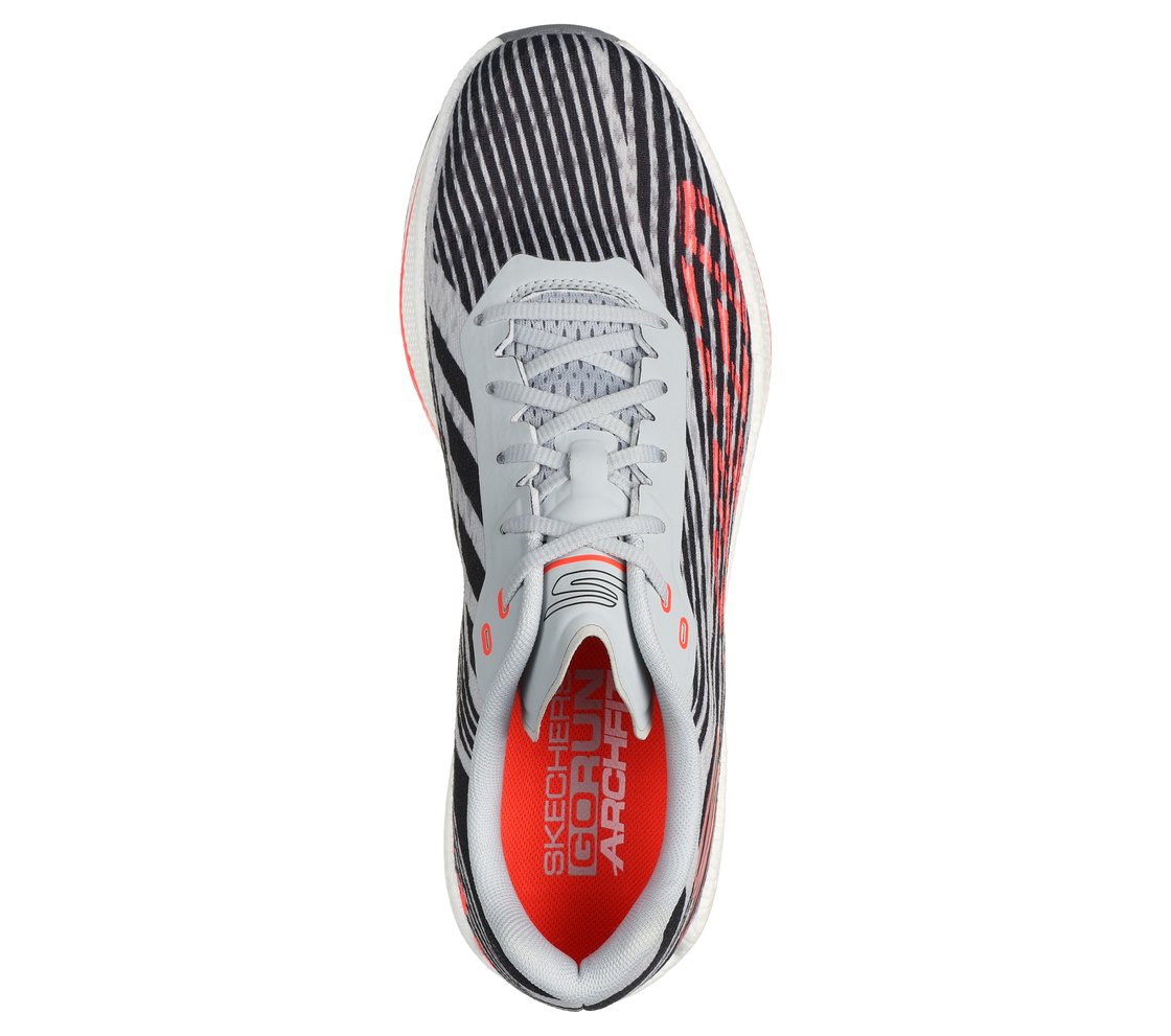 GO RUN RAZOR 4, GRAY Footwear Top View