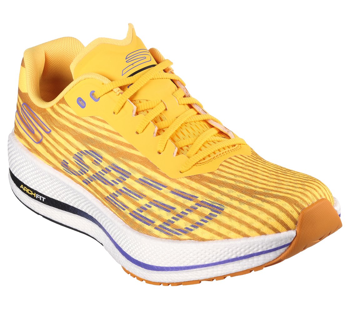 GO RUN RAZOR 4, YELLOW Footwear Top View