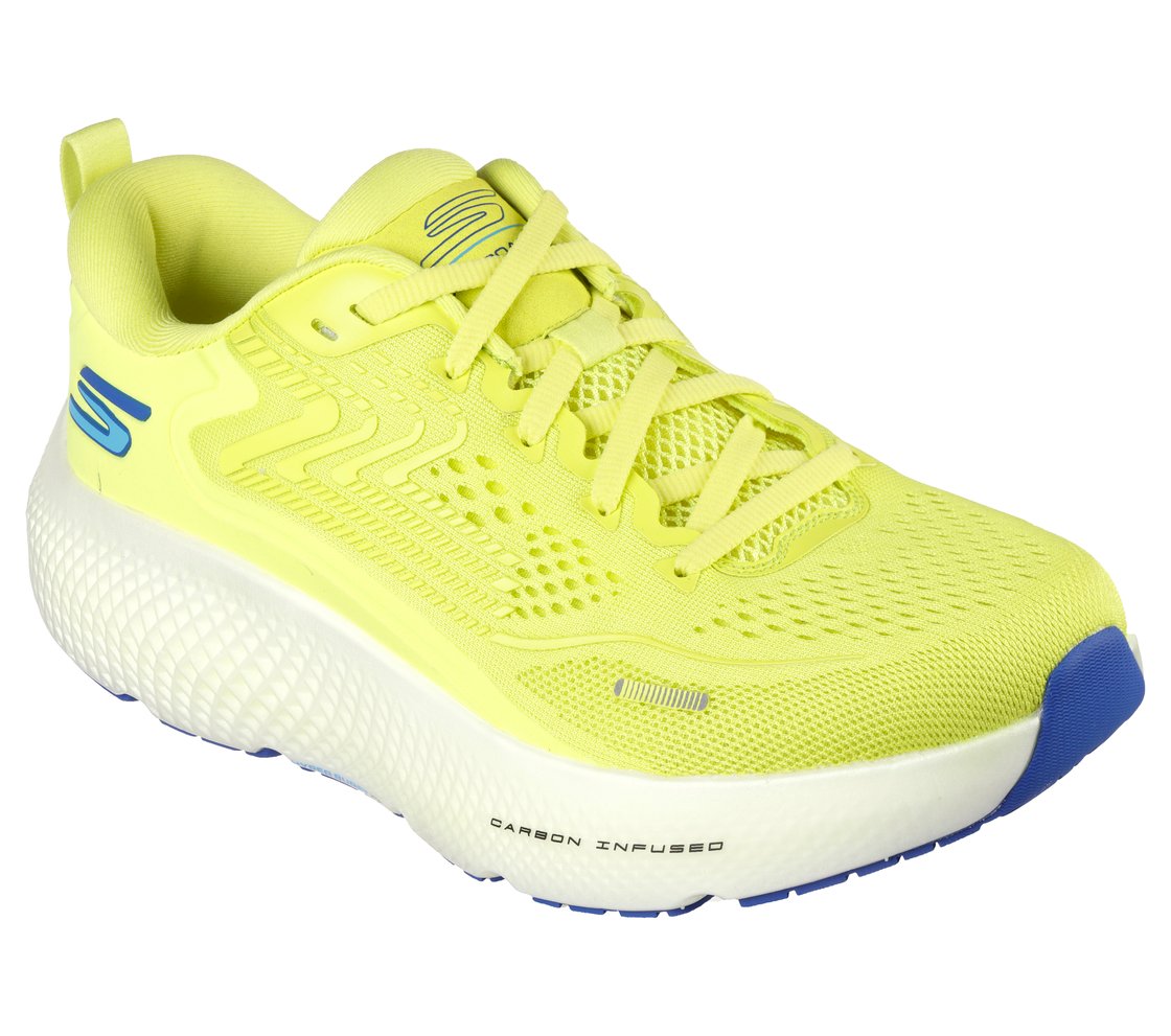 GO RUN MAX ROAD 6, LIME/BLUE Footwear Right View