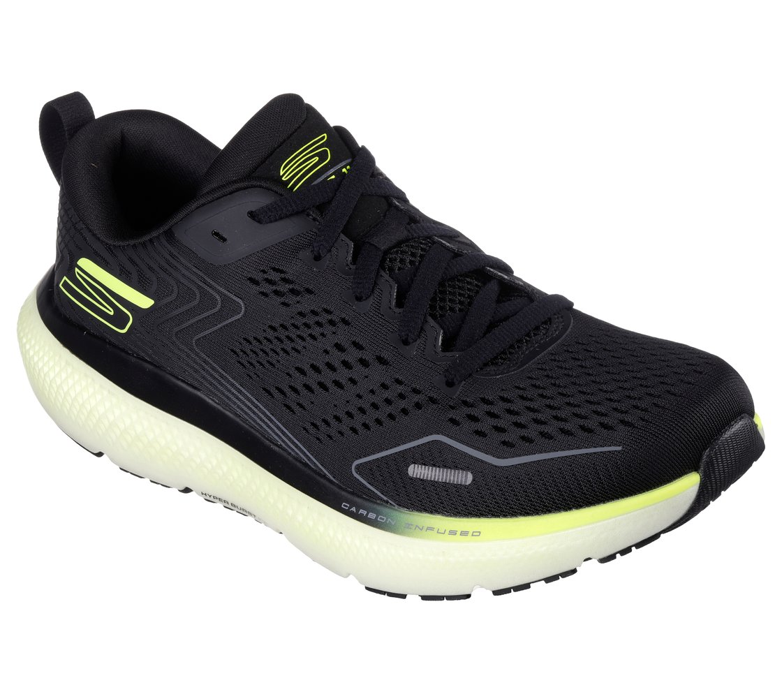 GO RUN RIDE 11, BLACK/WHITE Footwear Right View