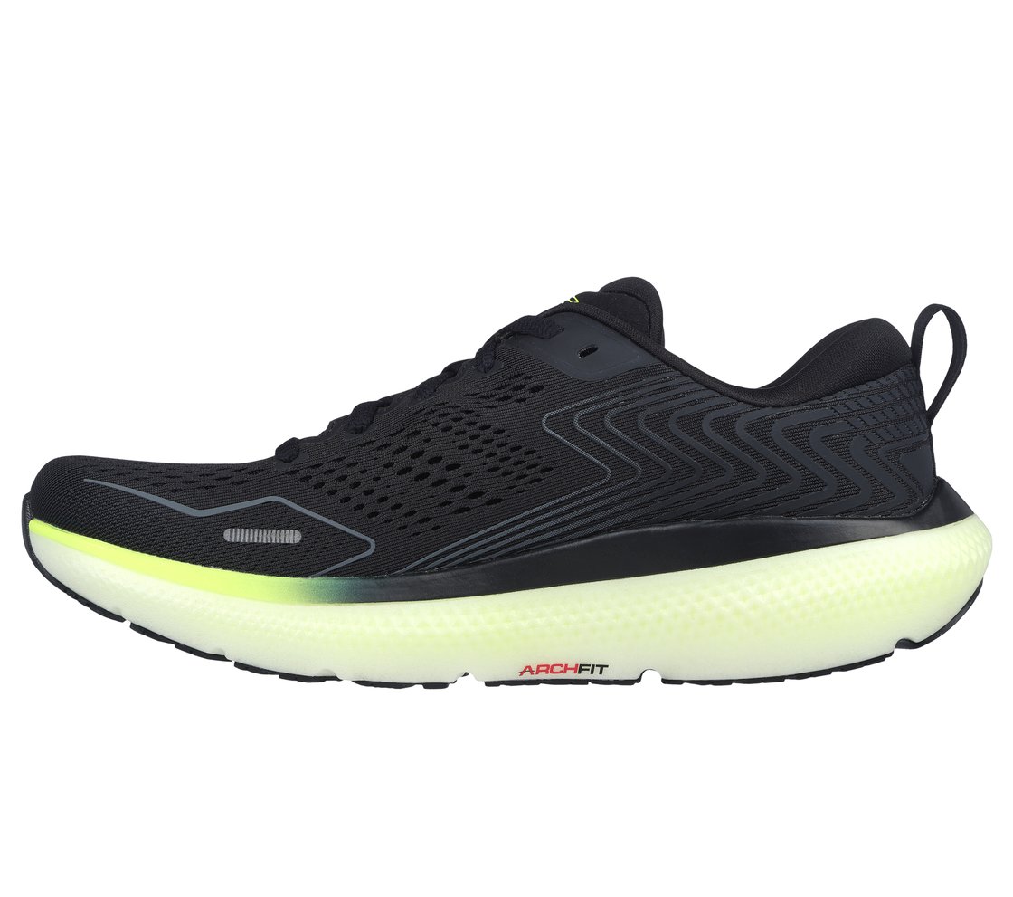 GO RUN RIDE 11, BLACK/WHITE Footwear Left View