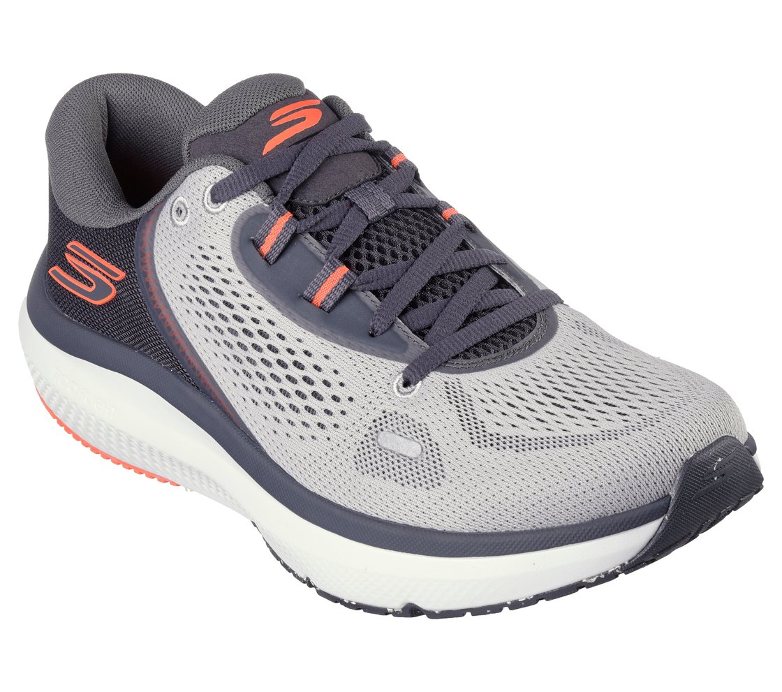 GO RUN PURE 4, GRAY/ORANGE Footwear Right View