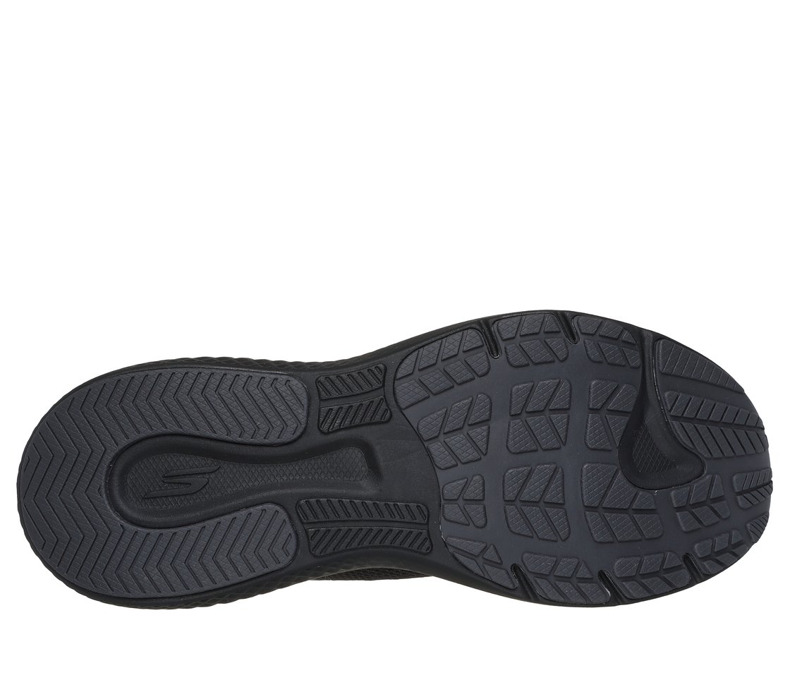 GO RUN SUPERSONIC MAX, BBLACK Footwear Bottom View