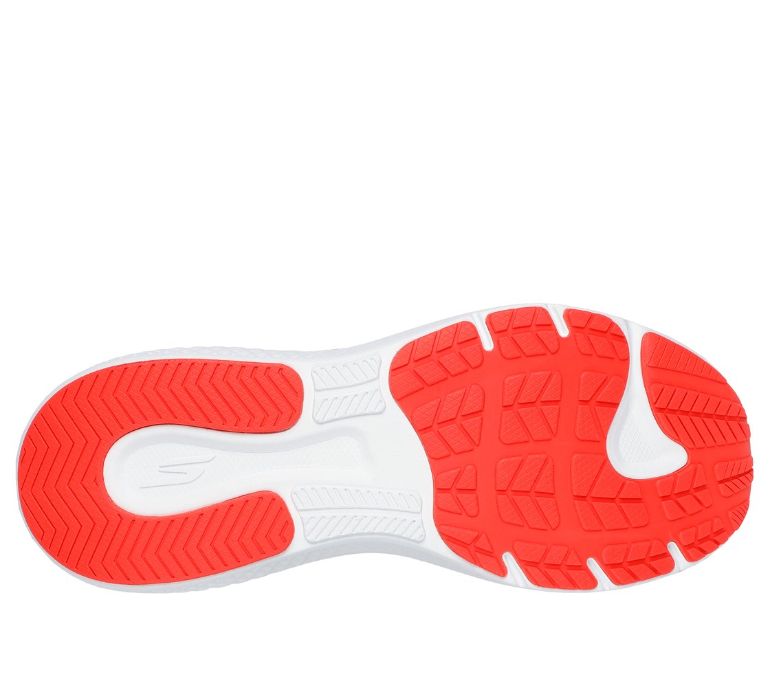 GO RUN SUPERSONIC MAX, BLACK/MULTI Footwear Bottom View