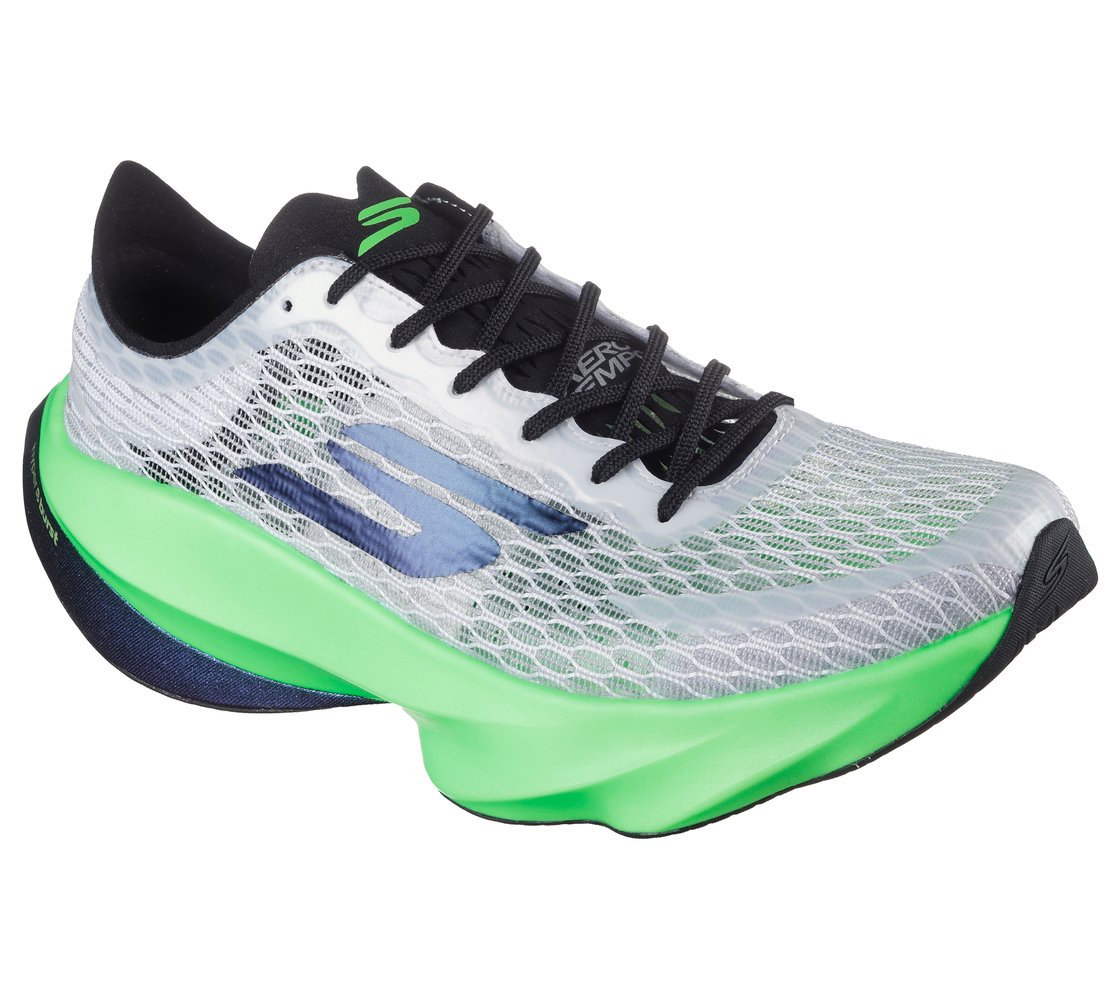 SKX AERO TEMPO, WHITE/BLACK/LIME Footwear Right View