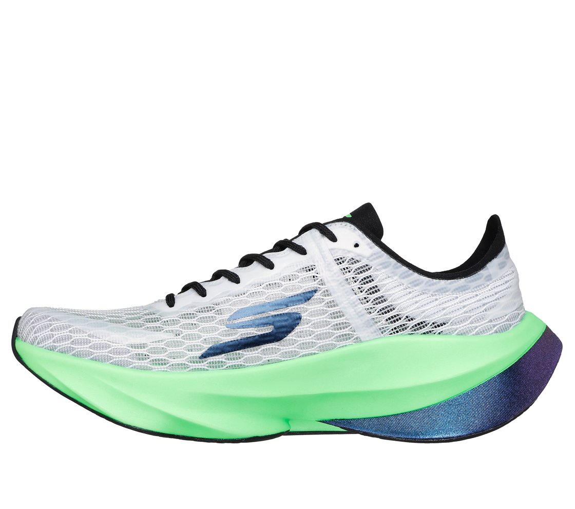 SKX AERO TEMPO, WHITE/BLACK/LIME Footwear Left View