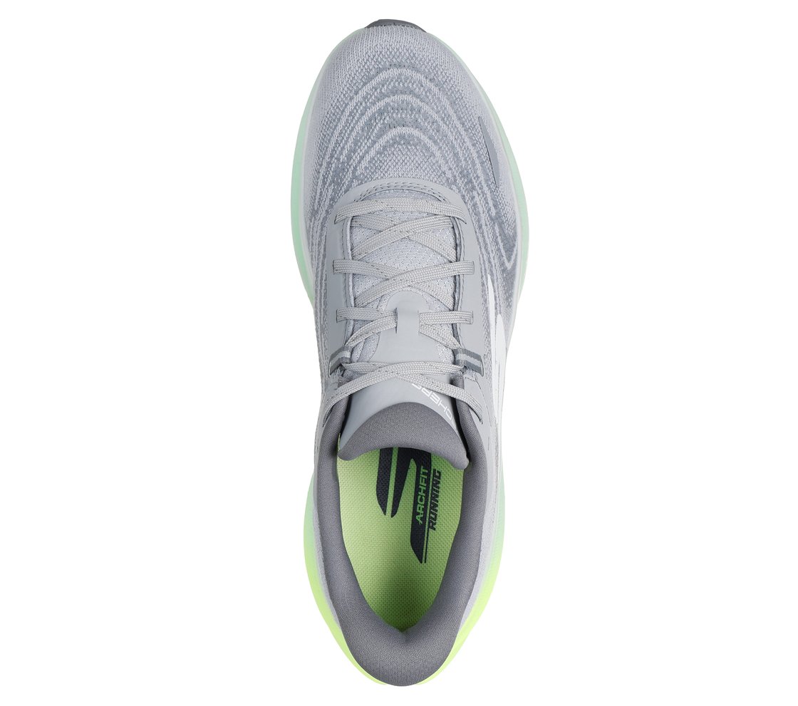 SKECHERS AERO SPARK, GRAY/LIME