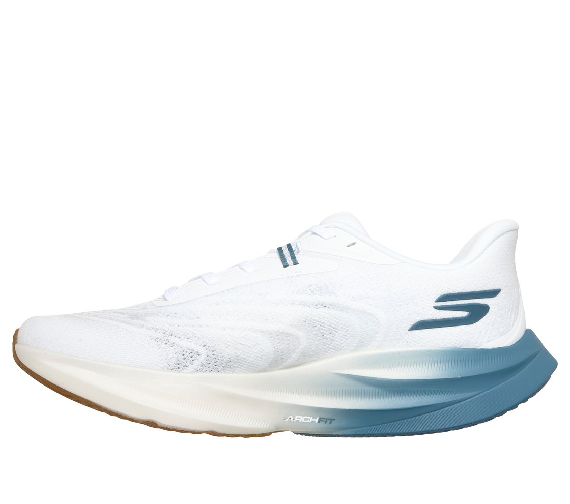 SKECHERS AERO SPARK, WHITE/BLUE Footwear Left View