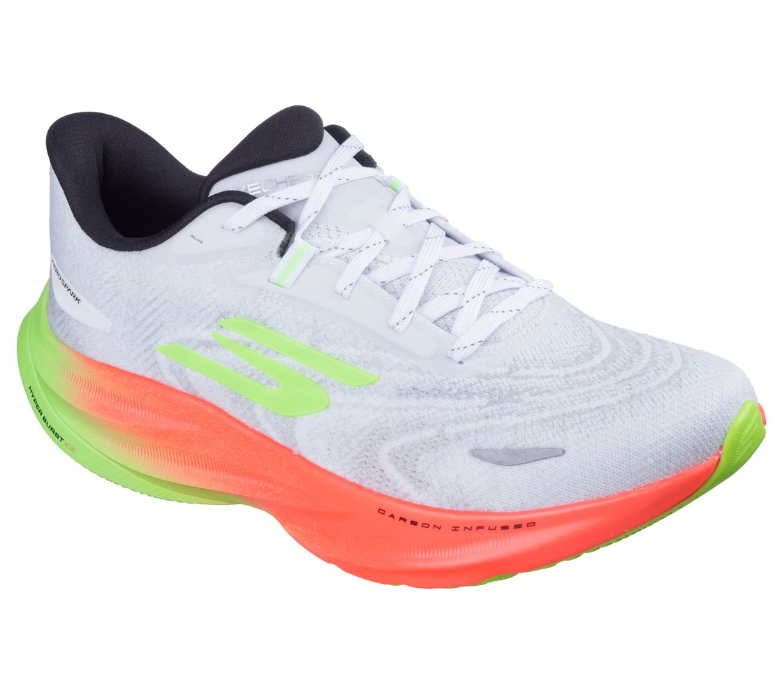 SKECHERS AERO SPARK, WHITE/MULTI Footwear Right View
