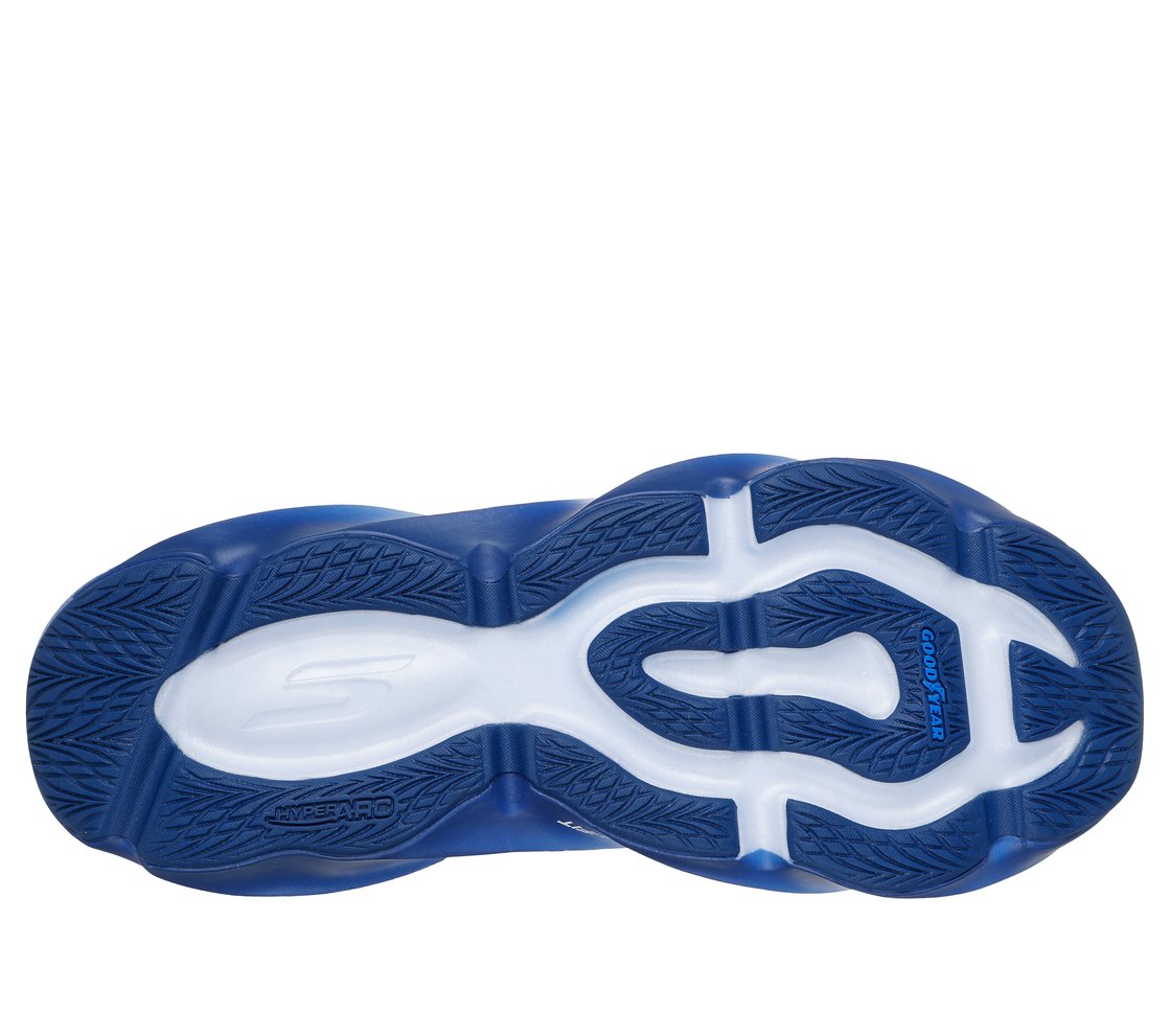 SKECHERS AERO BURST, LT.BLUE Footwear Bottom View