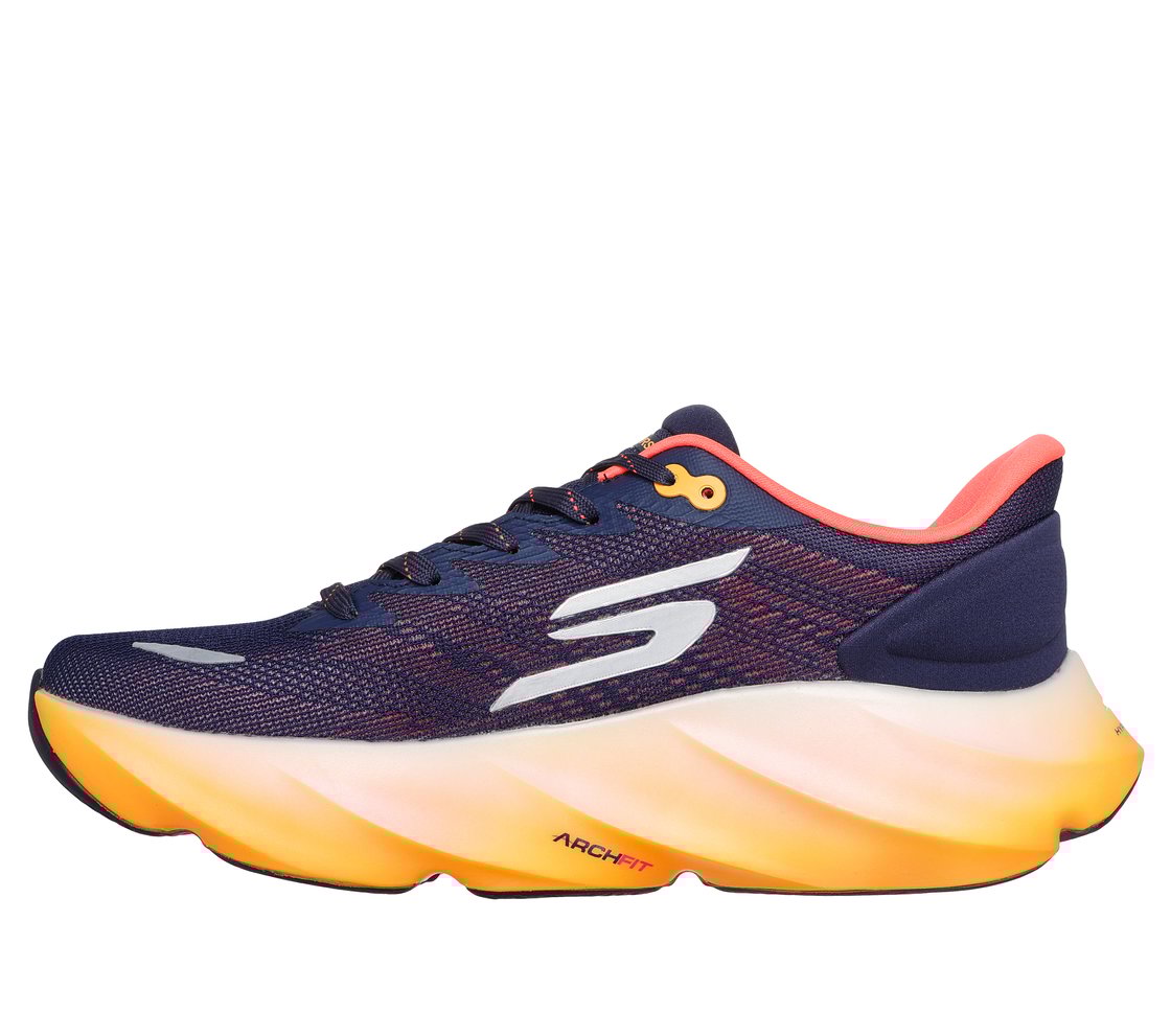 SKECHERS AERO BURST, NVY/ORNG Footwear Left View