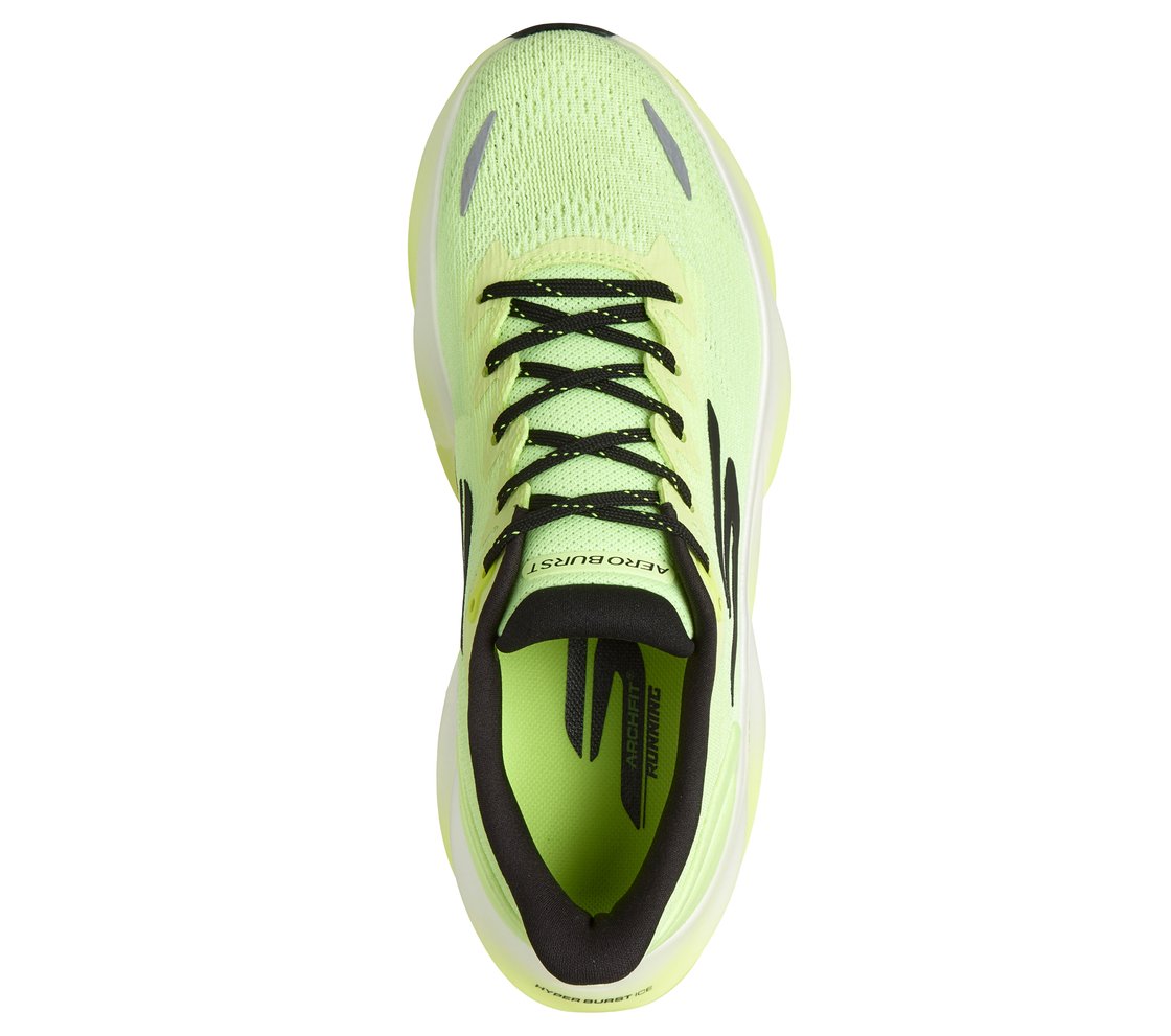 SKX AERO BURST, YELLOW Footwear Top View