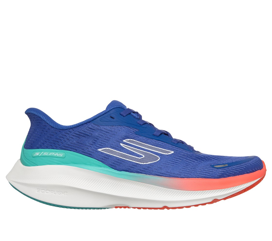 SKECHERS AERO PULSE, ROYAL/MULTI Footwear Lateral View