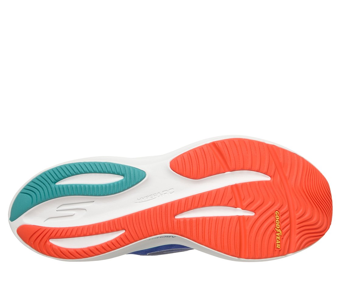 SKECHERS AERO PULSE, ROYAL/MULTI Footwear Bottom View